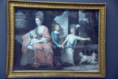 The Wife and Children of John Moore, Archbishop of Canterbury, 1780 - Daniel Gardner - 3994