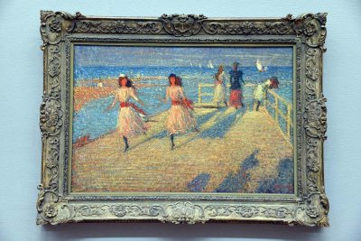 Girls Running, Walberswick Pier, 1888-94 - Philip Wilson Steer - 4008