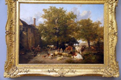 Milking Time - Study of a Farm-Yard near Canterbury, 18334 - Thomas Sidney Cooper - 4188