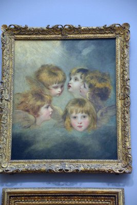 A Child's Portrait in Different Views: 'Angel's Heads', 17867 - Sir Joshua Reynolds - 4287