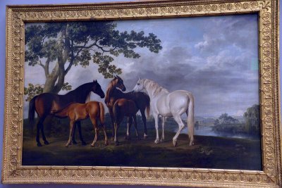 Mares and Foals in a River Landscape, 1763-8 - George Stubbs - 4302