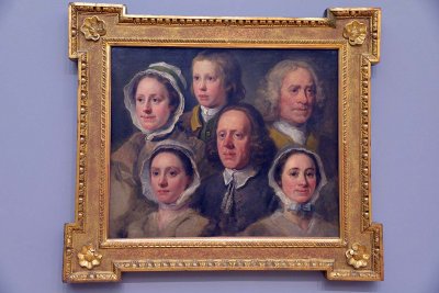 Heads of Six of Hogarth's Servants, 1750-5 - William Hogarth - 4339