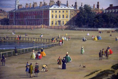 London: The Old Horse Guards from St James' Park (detail), 1749 - Canaletto - 4379