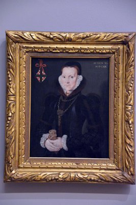 Portrait of Elizabeth Roydon, Lady Golding, 1563 - Hans Eworth - 4453