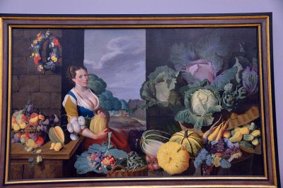 Cookmaid with Still Life of Vegetables and Fruits, 16205 - Sir Nathaniel Bacon - 4481