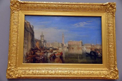 Bridge of Sighs, Ducal Palace and Custom-House, Venice: Canaletti Painting, 1833 - Joseph Mallord William Turner - 4613