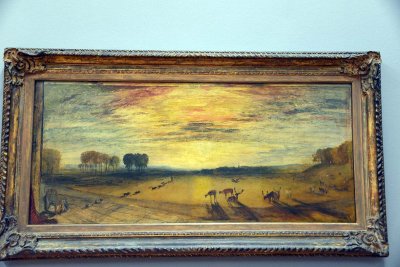 Petworth Park: Tillington Church in the Distance, 1828 - Joseph Mallord William Turner - 4645