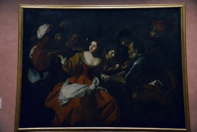Nicolas Régnier - Joueurs de dés et diseuse de bonne aventure (1624-1626) - Florence, galerie Uffizi - 5632