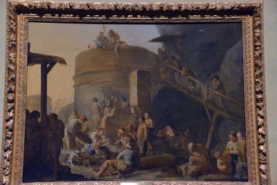 Sébastien Bourdon - Mendiants devant un four à chaux (1636-1638) - Valenciennes, Musée des beaux-arts - 5650