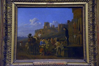 Karel Dujardin - Les charlatans italiens, ou les comédiens italiens (1657) - Paris, Musée du Louvre - 5659