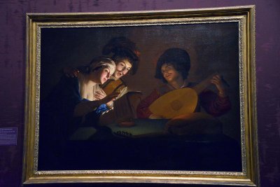Gerrit Van Honthorst - Concert avec trois musiciens (1616-1618) - Dublin, National Gallery of Ireland - 5693