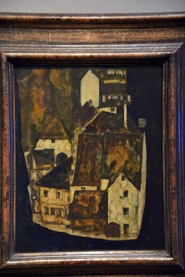 Egon Schiele - Dead City III (City on the Blue River III), 1911 - Leopold Museum, Vienna - 4836