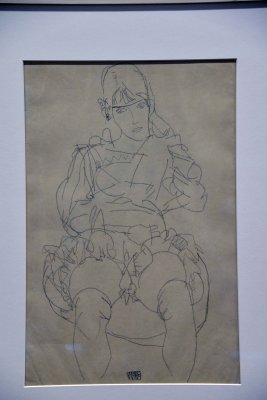 Egon Schiele - Seated woman, 1914 - Leopold Museum, Vienna - 4877