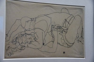 Egon Schiele - Lovemaking (sketch), 1915 - Leopold Museum, Vienna - 4897