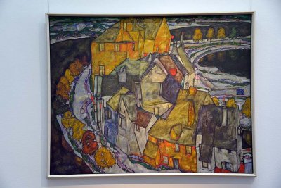 Egon Schiele - Crescent of houses II (Island Town), 1915 - Leopold Museum, Vienna - 4913