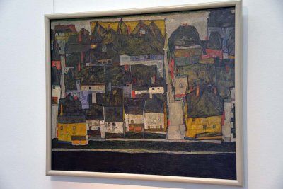 Egon Schiele - Krumau on the Vltava (Small town III), 1914 - Leopold Museum, Vienna - 4915
