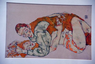 Egon Schiele - Love making, 1915 - Leopold Museum, Vienna - 4990