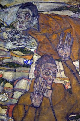 Egon Schiele - Levitation (the Blind II), 1915 (detail) - Leopold Museum, Vienna - 4932