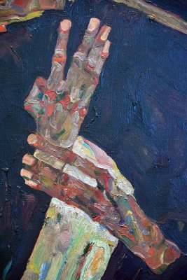 Egon Schiele - the Lyricist, 1911 (detail) - Leopold Museum, Vienna - 4946
