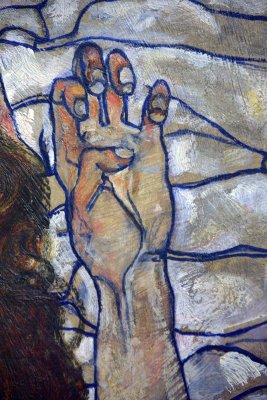 Egon Schiele - Reclining woman, 1917 (detail) - Leopold Museum, Vienna - 4956