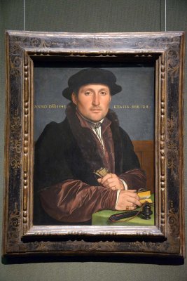 Hans Holbein the Young - Portrait of a young merchant, 1541 - Kunsthistorisches Museum, Vienna - 3924