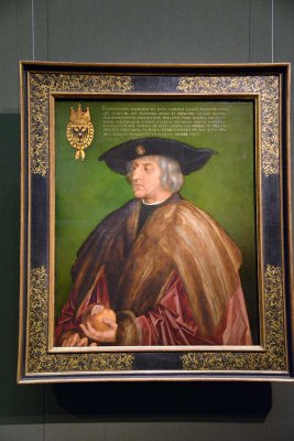 Albrecht Durer - Portrait of Emperor Maximilian I, 1519 - Kunsthistorisches Museum, Vienna - 3932