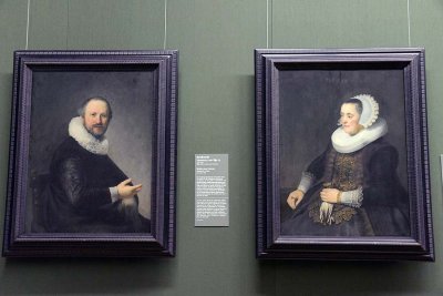 Rembrandt (?) - Portraits of a man and a woman, 1632 - Kunsthistorisches Museum, Vienna - 3997