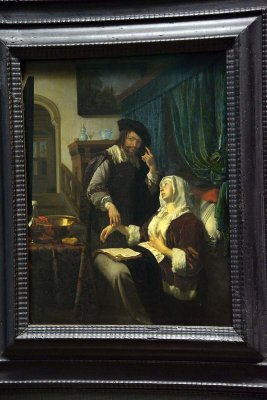 Franz van Mieris - The doctor's visit (lovesick), 1657 - Kunsthistorisches Museum, Vienna - 4024