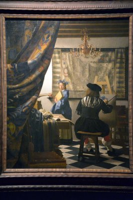 Jan Vermeer - The art of painting, 1665-66 - Kunsthistorisches Museum, Vienna - 4053