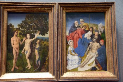 Hugo van der Goes - Diptych with the Fall of man and Salvation, 1470-75 - Kunsthistorisches Museum, Vienna - 4081