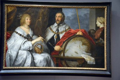Anthonis van Dyck - Thomas Howard Count of Arundel and his wife Alathea Talbot, 1639-40 - Kunsthistorisches Museum, Vienna -4104