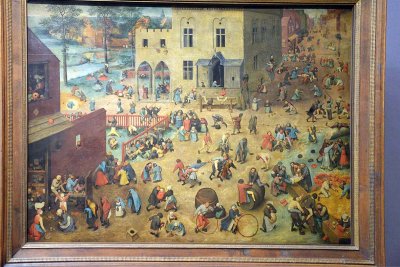 Pieter Bruegel the Elder - Children's game, 1560 - Kunsthistorisches Museum, Vienna - 4106