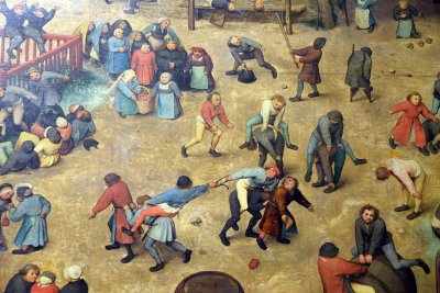 Pieter Bruegel the Elder - Children's game (detail), 1560 - Kunsthistorisches Museum, Vienna - 4128