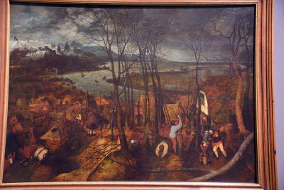 Pieter Bruegel the Elder - Gloomy day (Early spring), 1565 - Kunsthistorisches Museum, Vienna - 4129