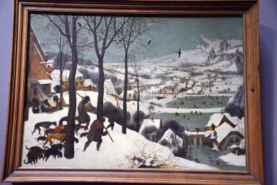 Pieter Bruegel the Elder - Hunters in the snow (Winter), 1565 - Kunsthistorisches Museum, Vienna - 4132