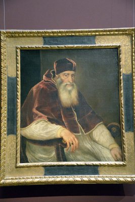Titian's workshop - Pope Paul III, Farnese, after 1546 - Kunsthistorisches Museum, Vienna - 4166