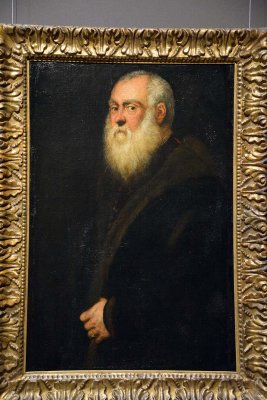 Tintoretto - Portrait of a man with a white beard, 1570 - Kunsthistorisches Museum, Vienna - 4186