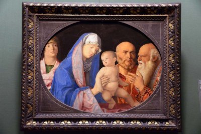 Giovanni Bellini - Homage to Christ in the Temple, 1490-1500 -  - Kunsthistorisches Museum, Vienna - 4204