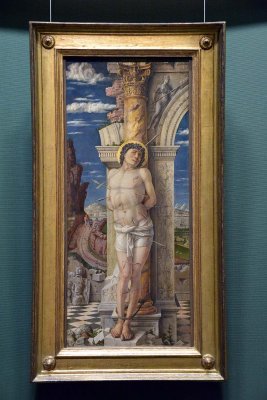 Andrea Mantegna - St. Sebastian, 1457-59  - Kunsthistorisches Museum, Vienna - 4206