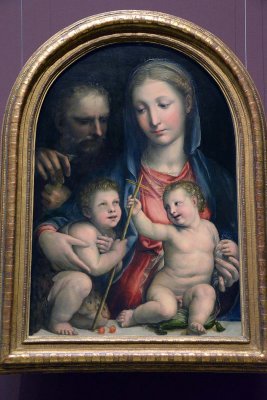 Sodoma - Holy family  with St John, 1520-30 - Kunsthistorisches Museum, Vienna - 4227