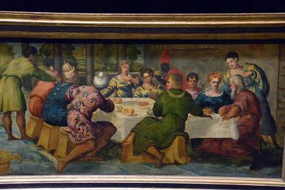 Tintoretto - Samson's revenge on the Philistines - The Queen of Sheba before Solomon - Beshazzar's Feast, (1543-44) - 4263