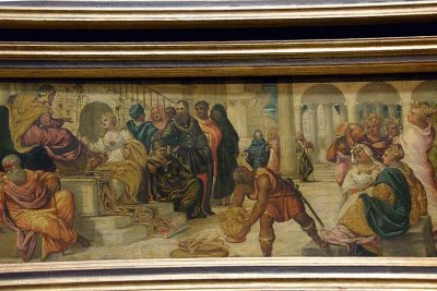 Tintoretto - Samson's revenge on the Philistines - The Queen of Sheba before Solomon - Beshazzar's Feast, (1543-44) - 4266