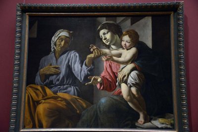 Giovanni Battista Caracciolo - Virgin Mary with child and St. Anne, 1633 - Kunsthistorisches Museum, Vienna - 4326
