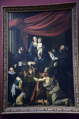 Caravaggio - Madonna of the Rosary, 1603 - Kunsthistorisches Museum, Vienna - 4330