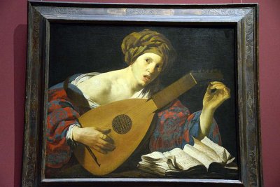 Hendrick Terbrugghen - The lute player, 1626 - Kunsthistorisches Museum, Vienna - 4335