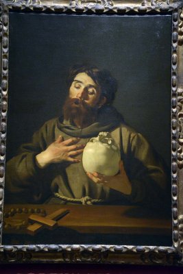 Dirck van Baburen - St. Francis, 1618 - Kunsthistorisches Museum, Vienna - 4337