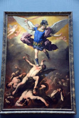 Luca Giordano - St. Michael vanquishing the devils, 1664 - Kunsthistorisches Museum, Vienna - 4351