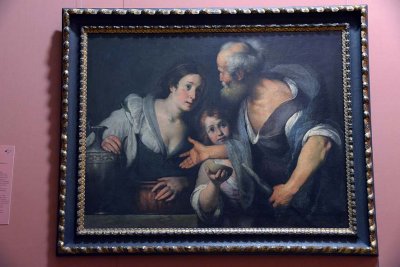 Bernardo Strozzi - The prophet Elias and the widow of Sarepta, 1640-44 - Kunsthistorisches Museum, Vienna - 4360
