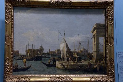 Canaletto - The Dogana in Venice, 1724-30 - Kunsthistorisches Museum, Vienna - 4367
