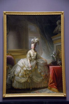 Elisabeth Vige-Lebrun - Arduchess Marie-Antoinette, Queen of France, 1778 - Kunsthistorisches Museum, Vienna - 4387